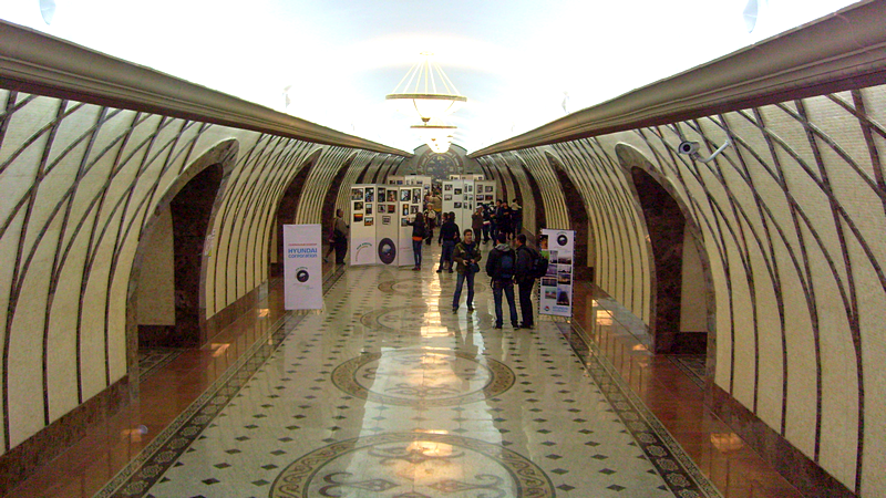 фото Рустама Ниязова: день открытых дверей в алматинском метро