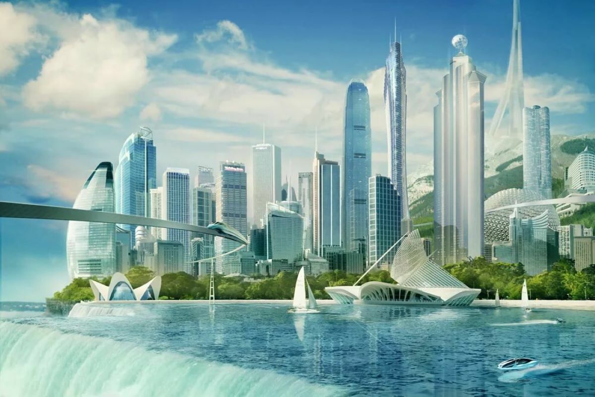 Future town. Город будущего. Будущий город. Город в будущем. Современный город будущего.