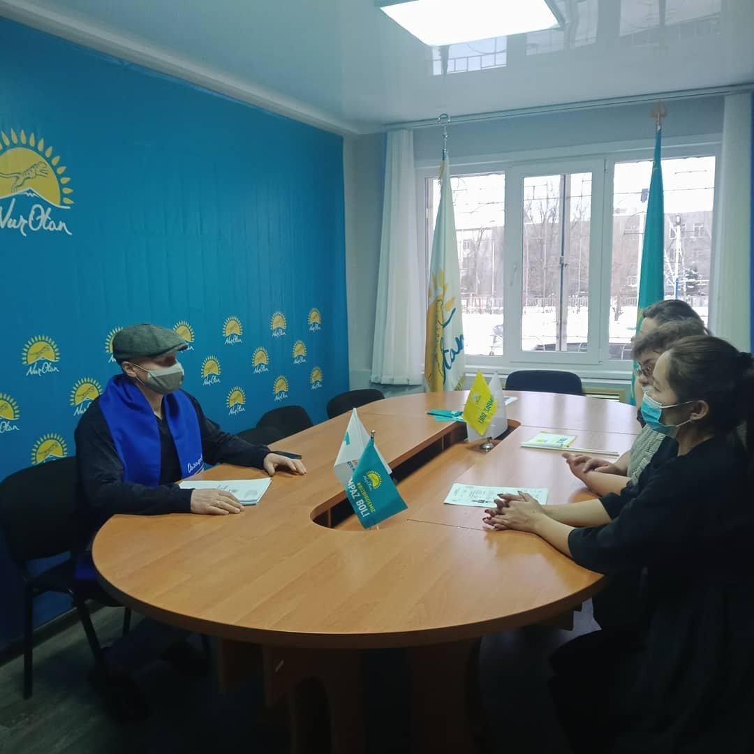 Прием граждан кандидата в депутаты областного маслихата Сергей ...