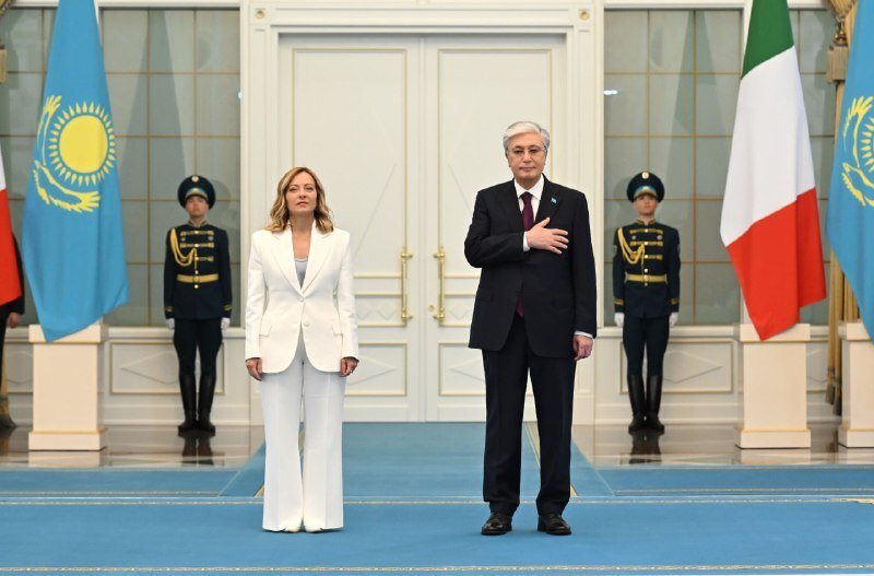 Салтанатты қарсы алу рәсімі Ақордада