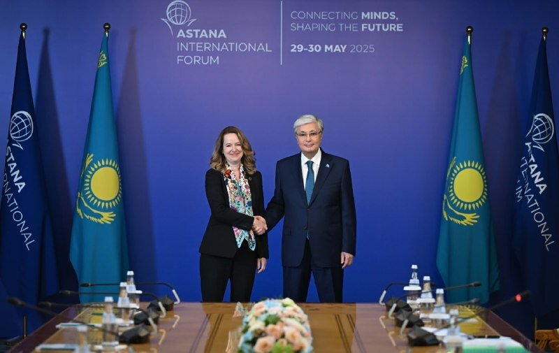 Қасым-Жомарт Тоқаев Миграция жөніндегі халықаралық ұйымның бас директоры Эми Поупты қабылдады