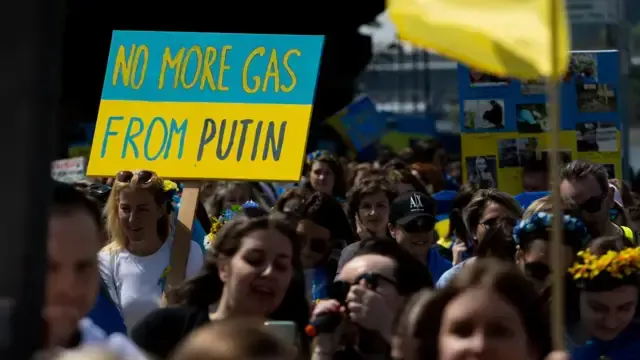 Протест в&nbsp;Германии против закупок «газа у&nbsp;Путина»