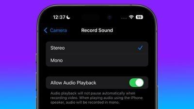 В&nbsp;iOS 18&nbsp;компания Apple представила новую функцию, которая позволяет вам продолжать воспроизводить звук из динамиков вашего&nbsp;iPhone&nbsp;во время записи видео в приложении «Камера».