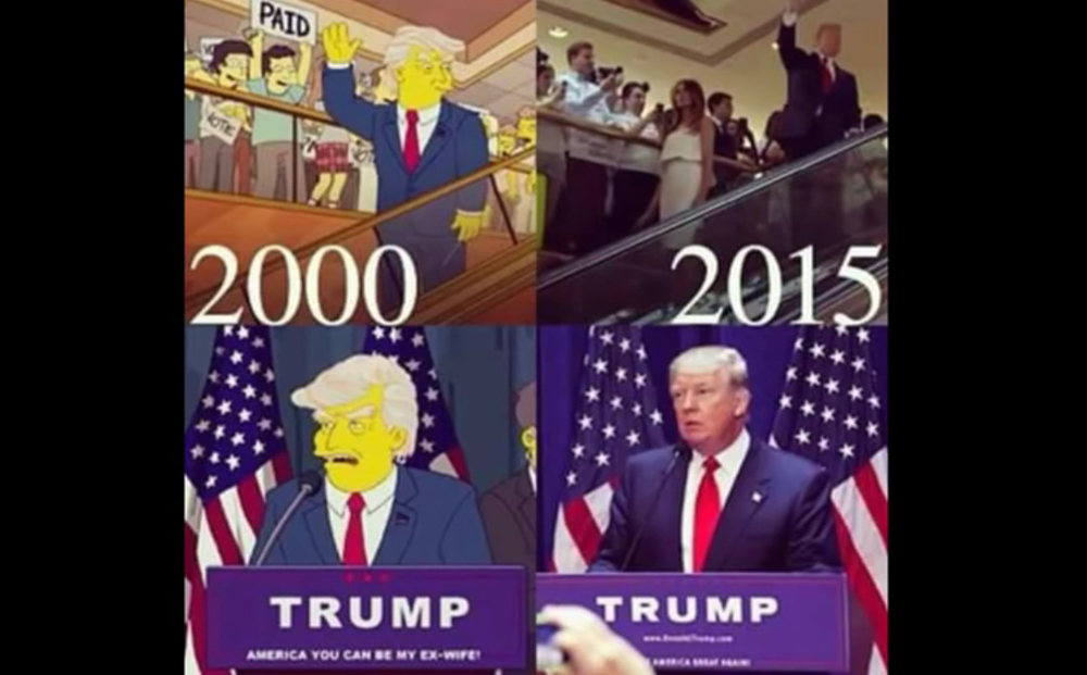 Симпмоны 2000 г - предсказание президента Трампа