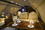 Президентский люкс в салоне самолёта