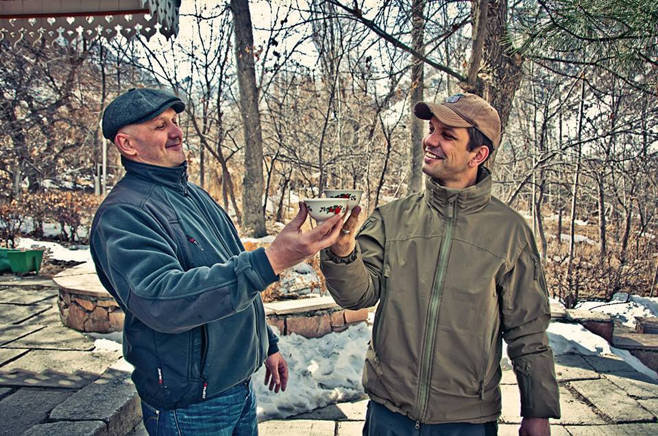 горный гиды Андрей Гундарев (Алмазов) и Александр Манулик в Киргизии
