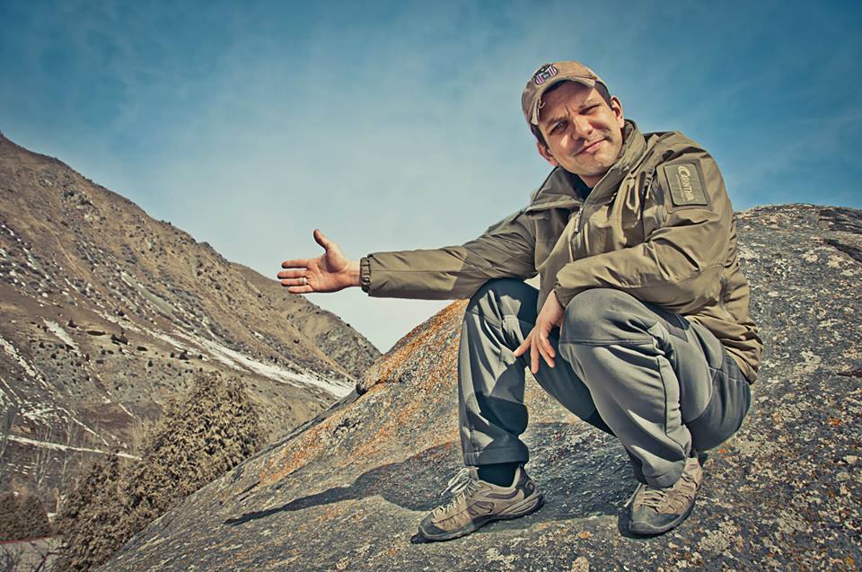 горный гид Андрей Гундарев (Алмазов) в Киргизии