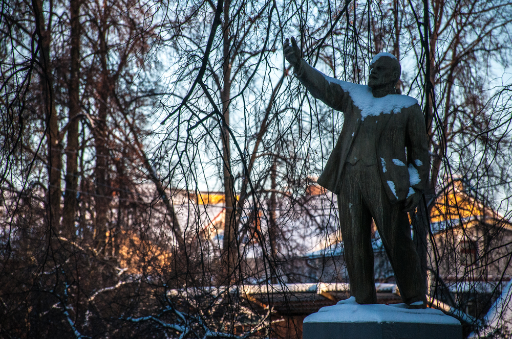 памятник В.И. Ленину в городе Городец