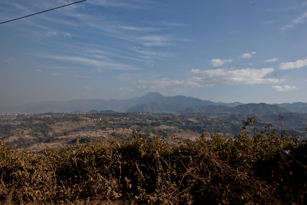 вид на долину Катманду