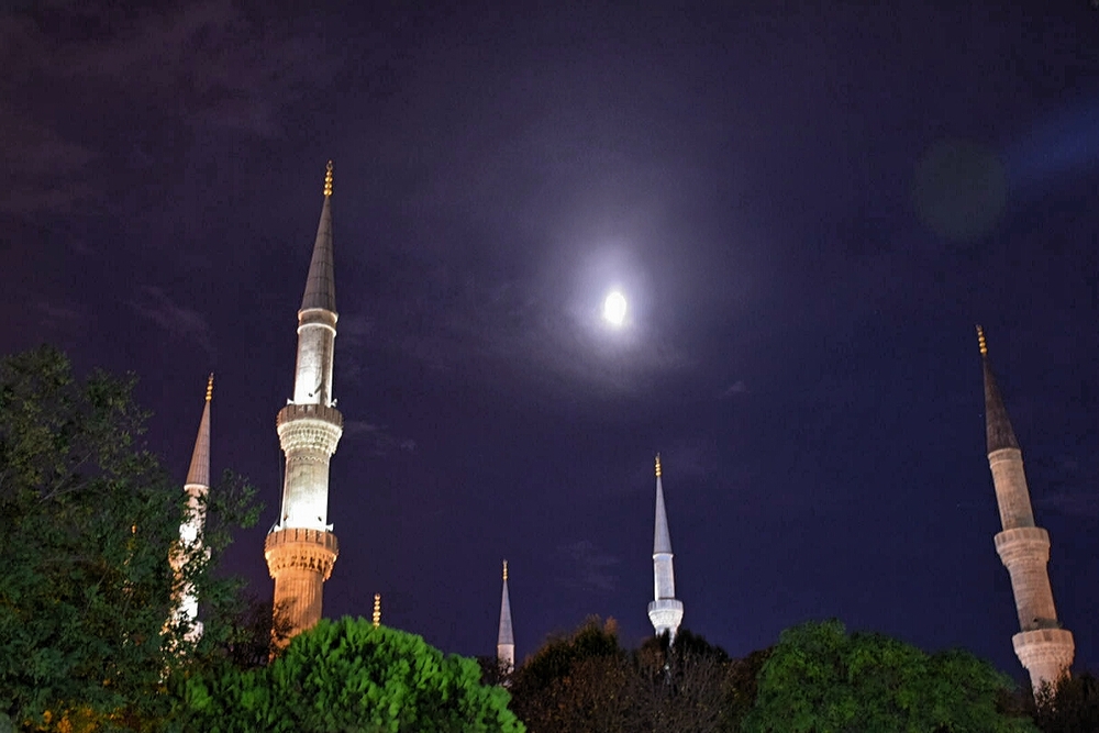 Ночной Стамбул, Голубая Мечеть