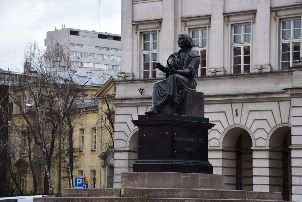 Варшава, памятник Копернику