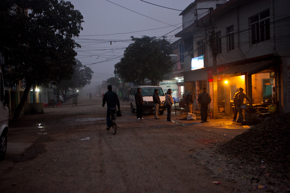 первое утро в Непале, Лумбини