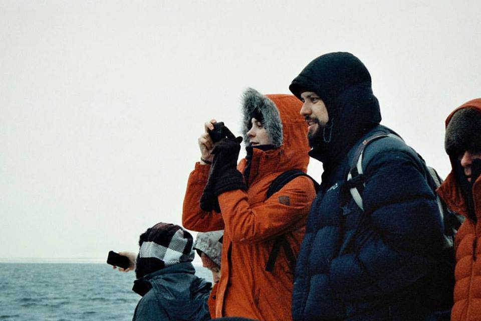 алматинский путешественник и горный гид Андрей Гундарев (Алмазов) на Байкале