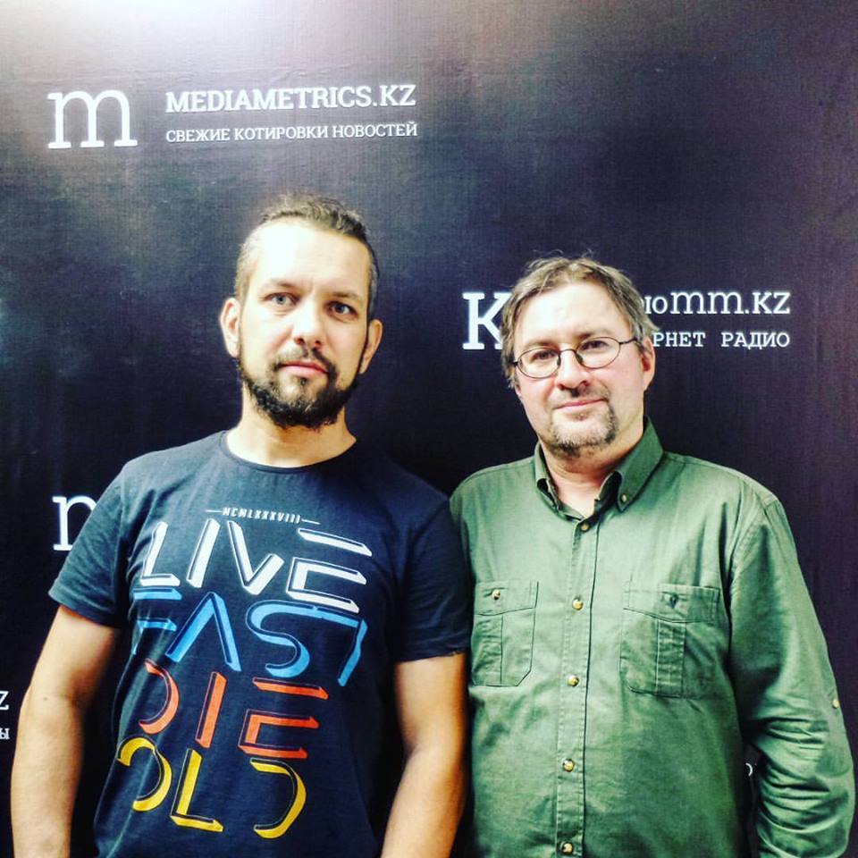 алматинские путешественники Андрей Гундарев (Алмазов) и Андрей Гришин