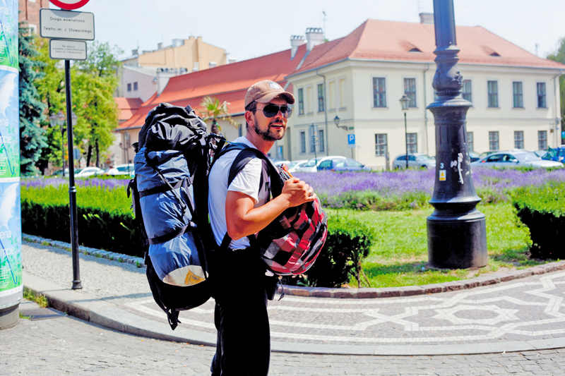 алматинский путешественник Андрей Гундарев (Алмазов) в Кракове
