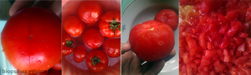 как снять кожицу с помидоров томат томаты