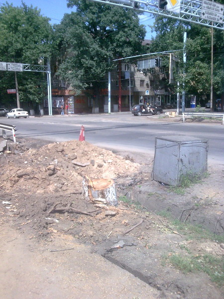 проспект Сейфуллина в Алматы.авг 2010 года