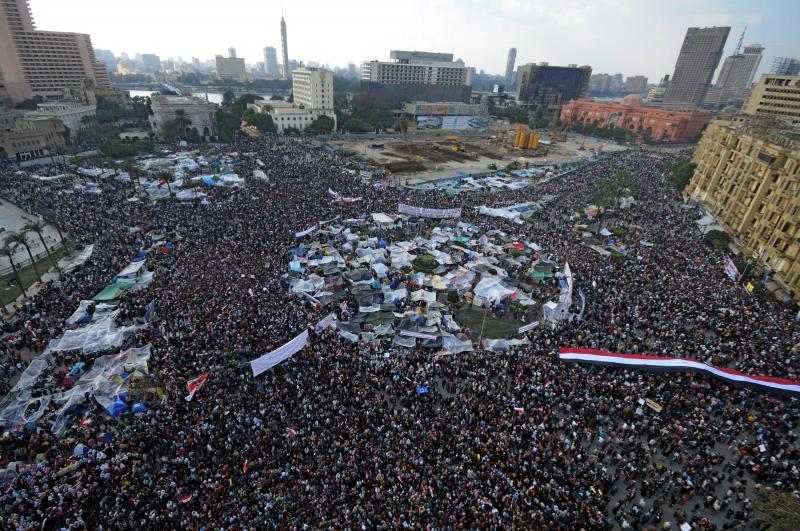 Протестующие в Египте