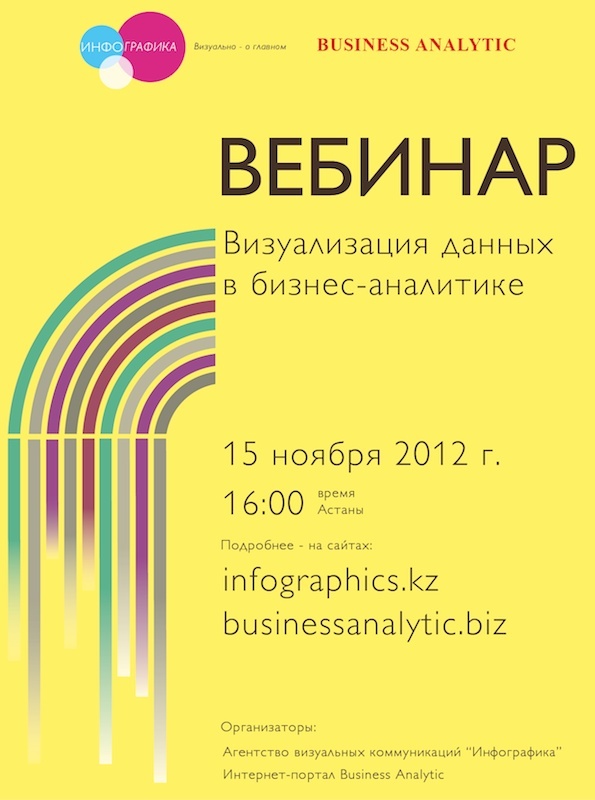 Приглашение на вебинар "Визуализация данных в бизнес-аналитике"