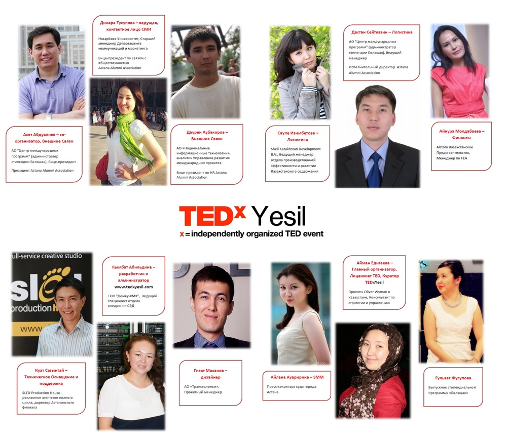 организаторы TEDxYesil