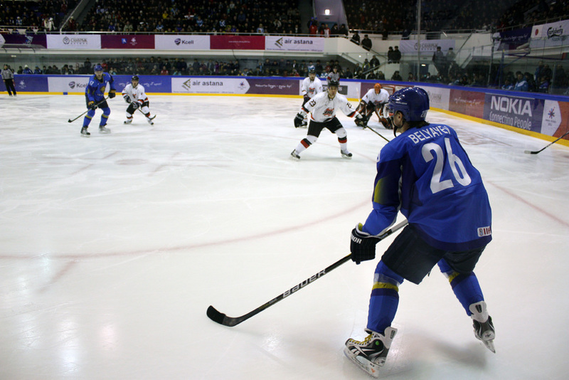 7th asian games 2011 almaty-astana, зимние азиатские игры 2011, хоккейный матч Казахстан - Япония