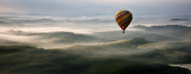 Утренний полет на воздушном шаре