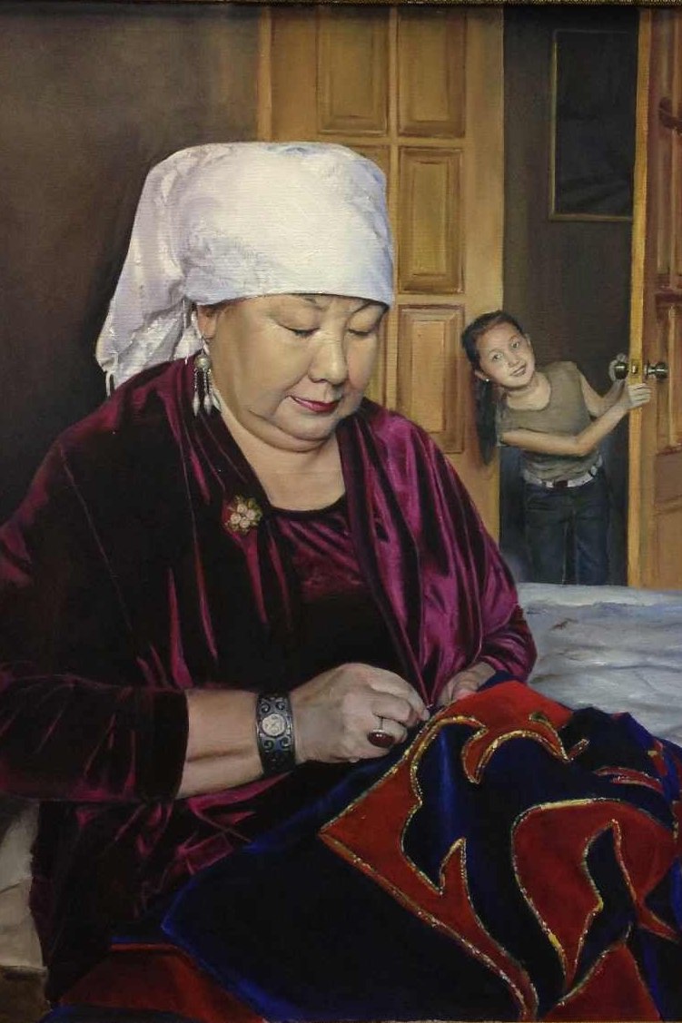 Мен әжем. Казахская мама. Бабушка казашка. Картинка бабушка казашка. Картина девушки казашки.