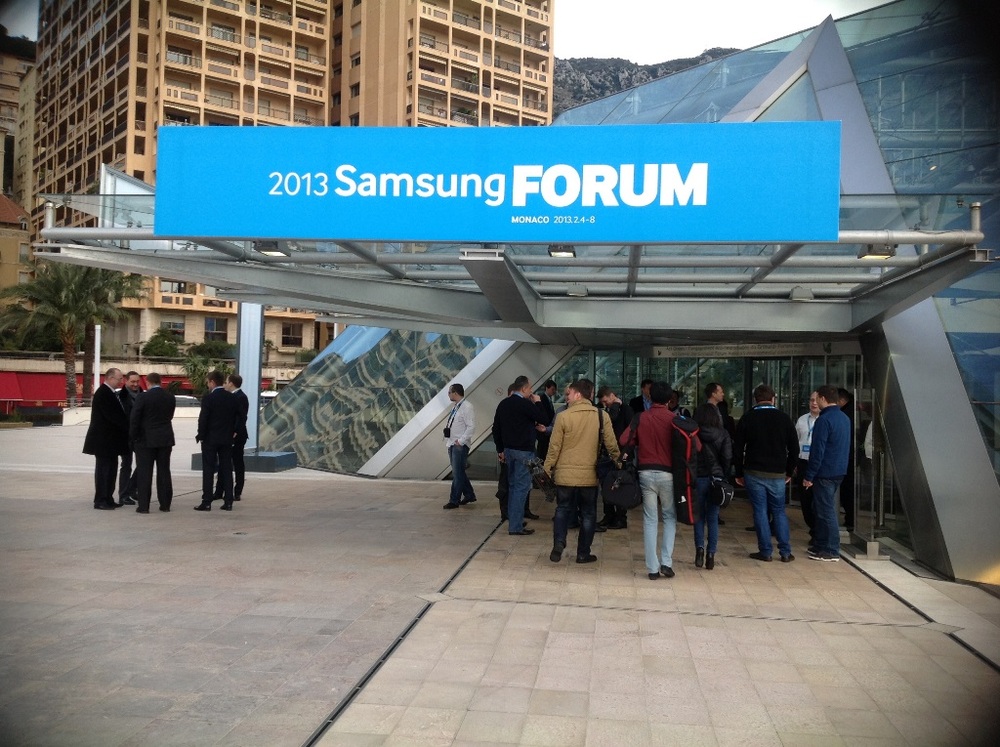Трансляция с Samsung CIS Forum (Монако) samsungforum Yvision.kz