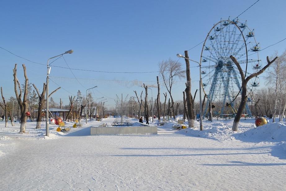 Горсад томск аттракционы фото