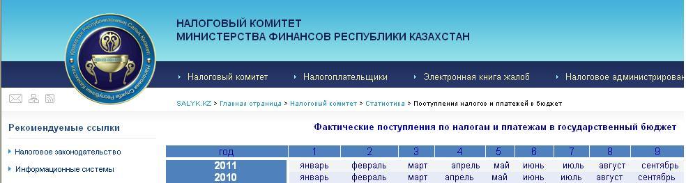 Сайт налоговой казахстан